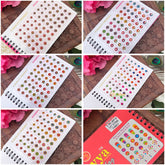 Vriksham Navya Suhag Spiral Bindi Book(D NO:30P10 LCT Stone Fancy)-BB336